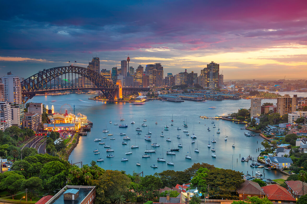 Australia with Harbour Bridge